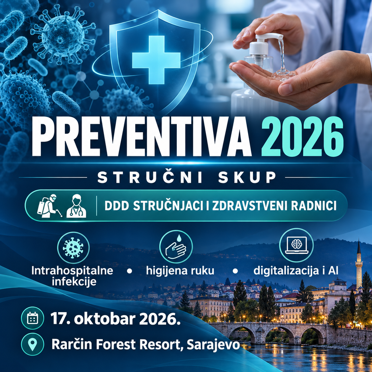 PREVENTIVA 2026: Stručni skup o prevenciji infekcija i sigurnosti pacijenata